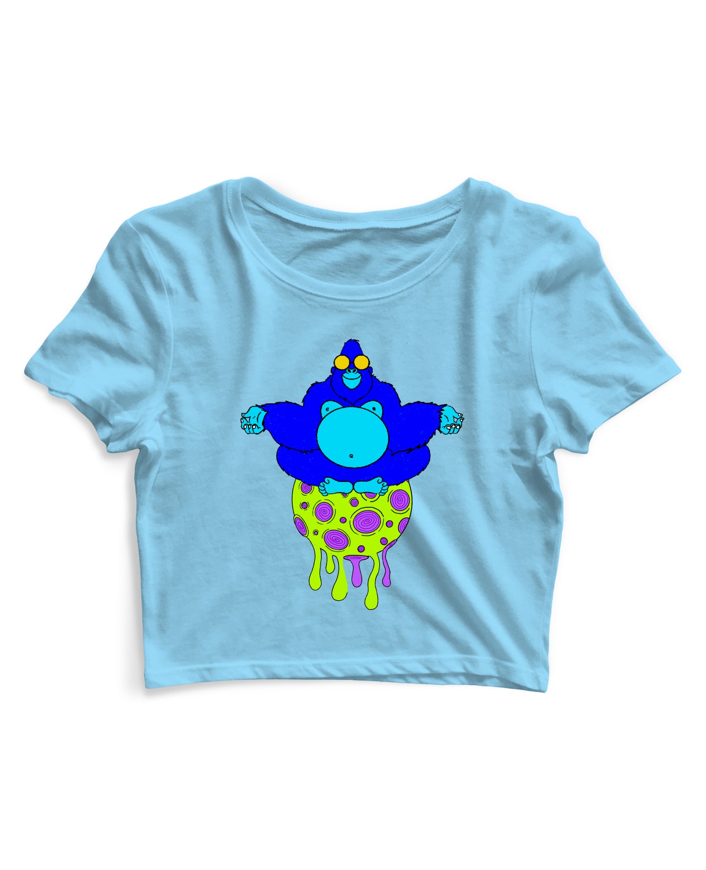 Psychedalic Gorilla - Women's Crop Top