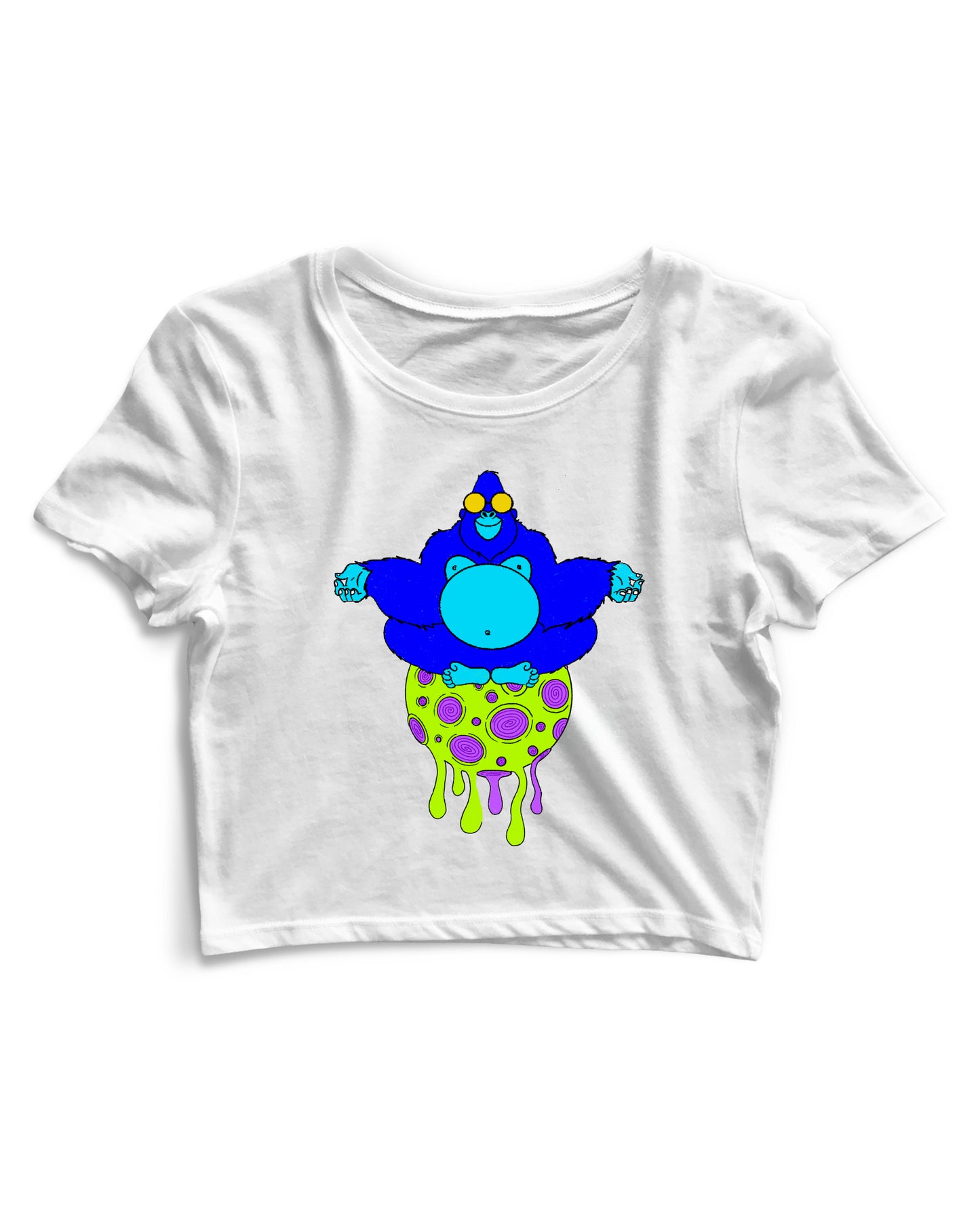 Psychedalic Gorilla - Women's Crop Top