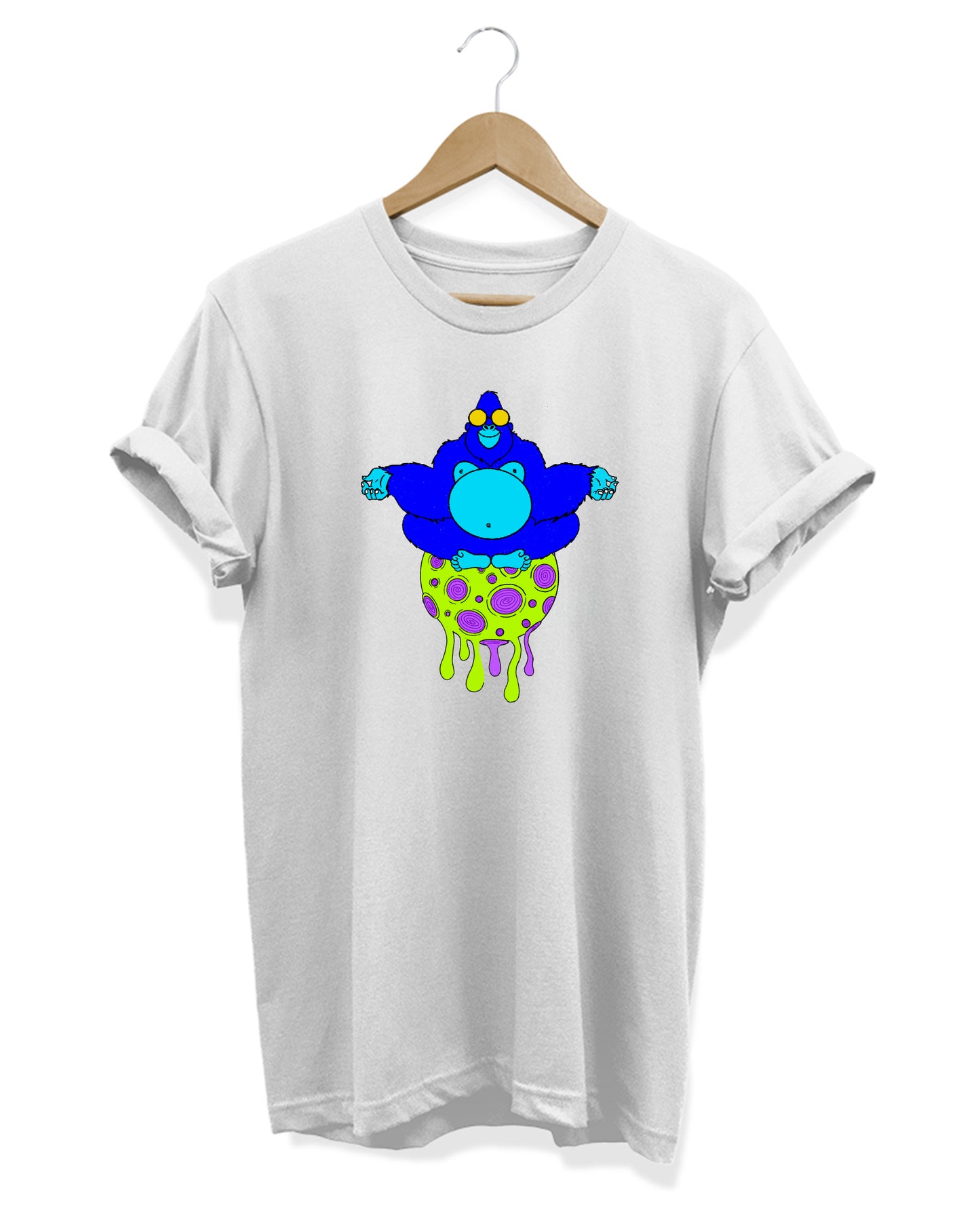Psychedalic Gorilla - Men's T-shirt