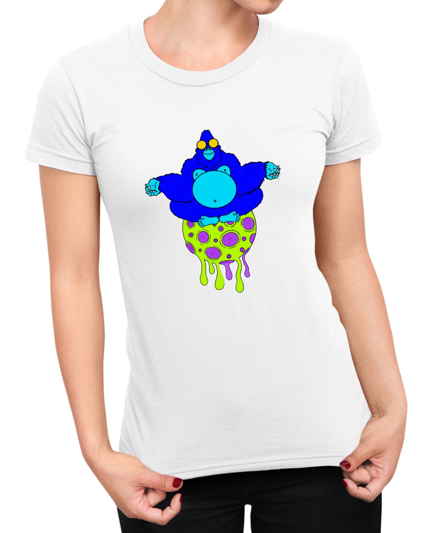 Psychedalic Gorilla - Women's T-shirt