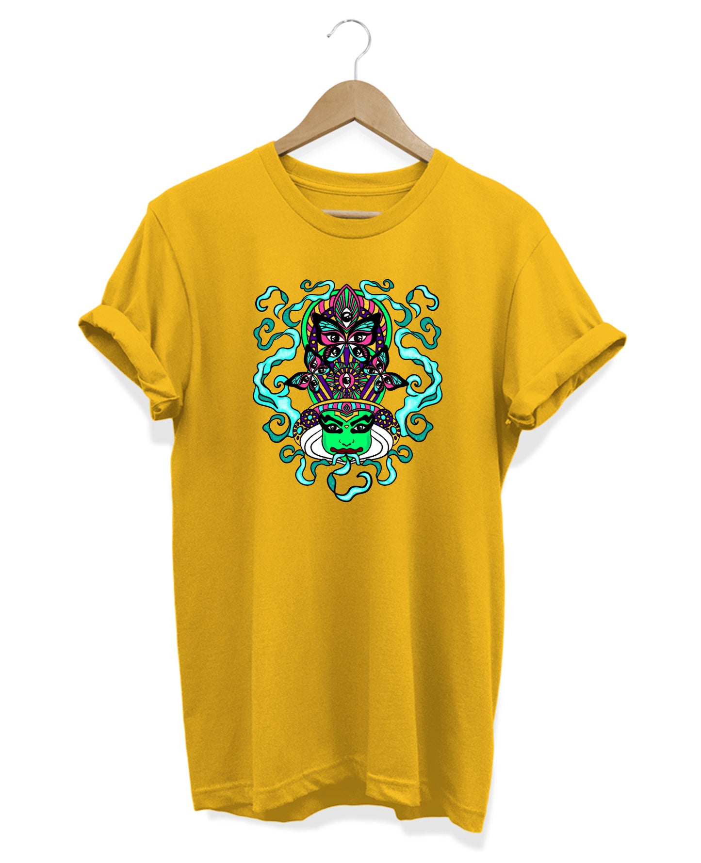 Psychedelic Kathakali - Men's T-shirt