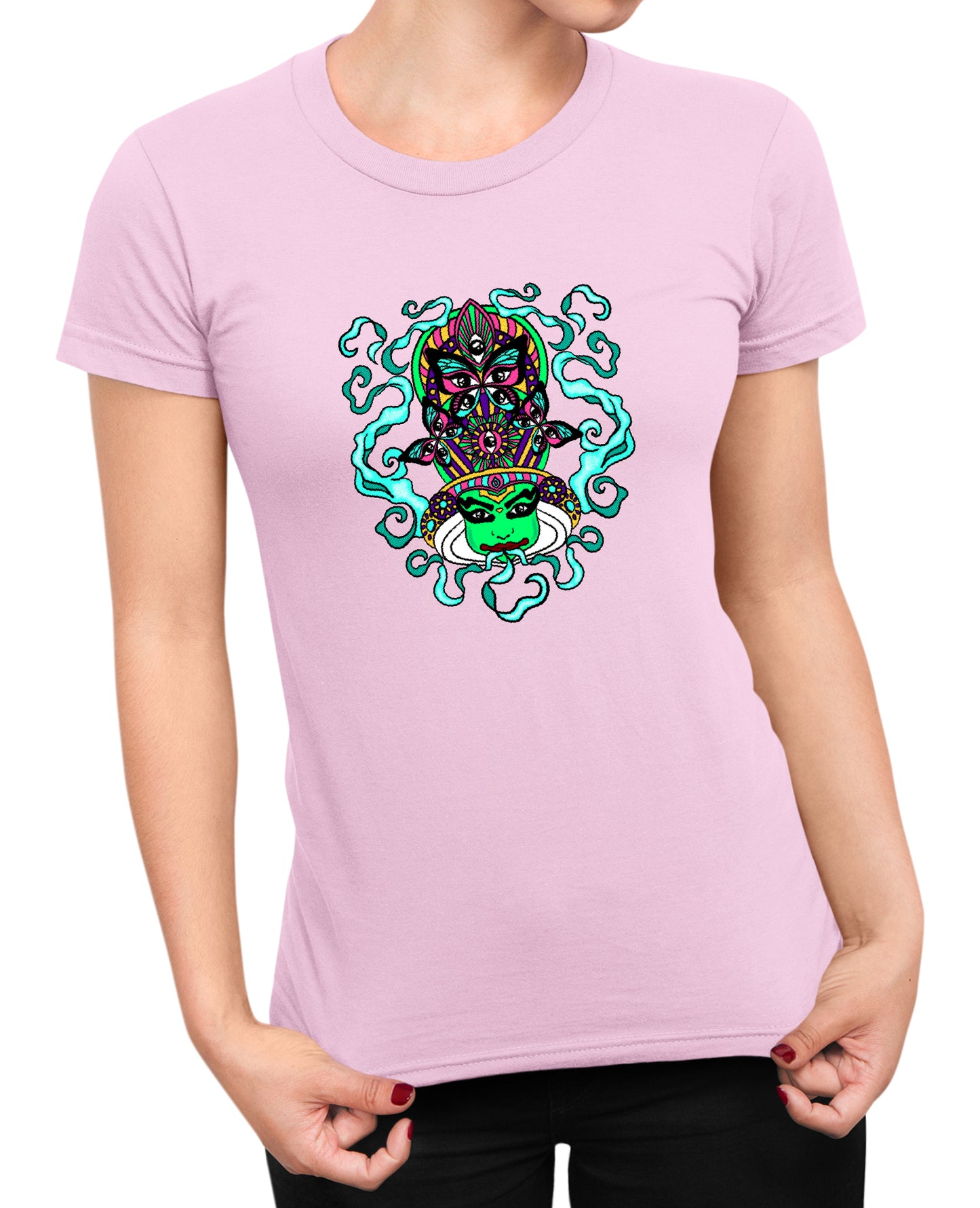 Psychedelic Kathakali - Women's T-shirt