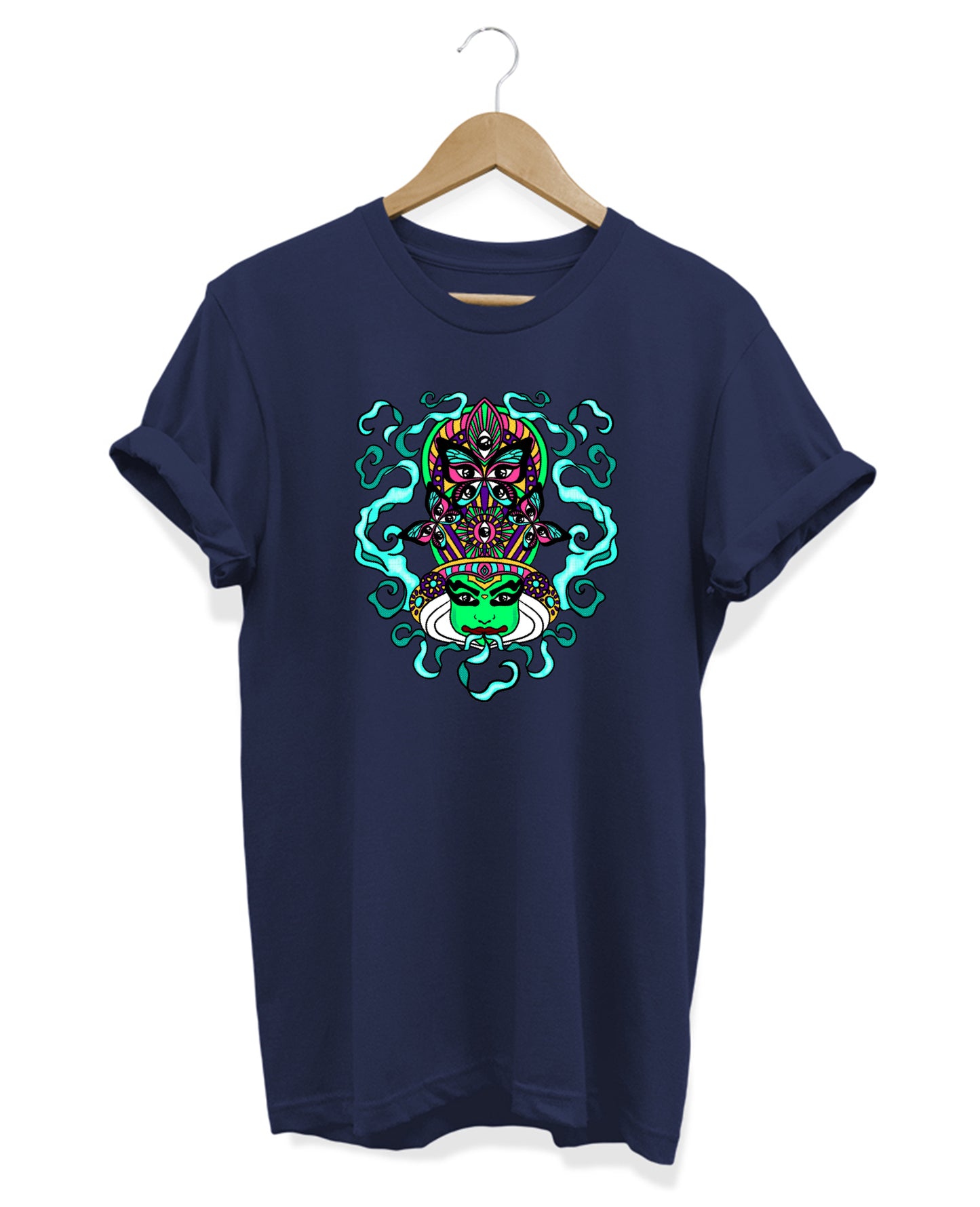 Psychedelic Kathakali - Men's T-shirt