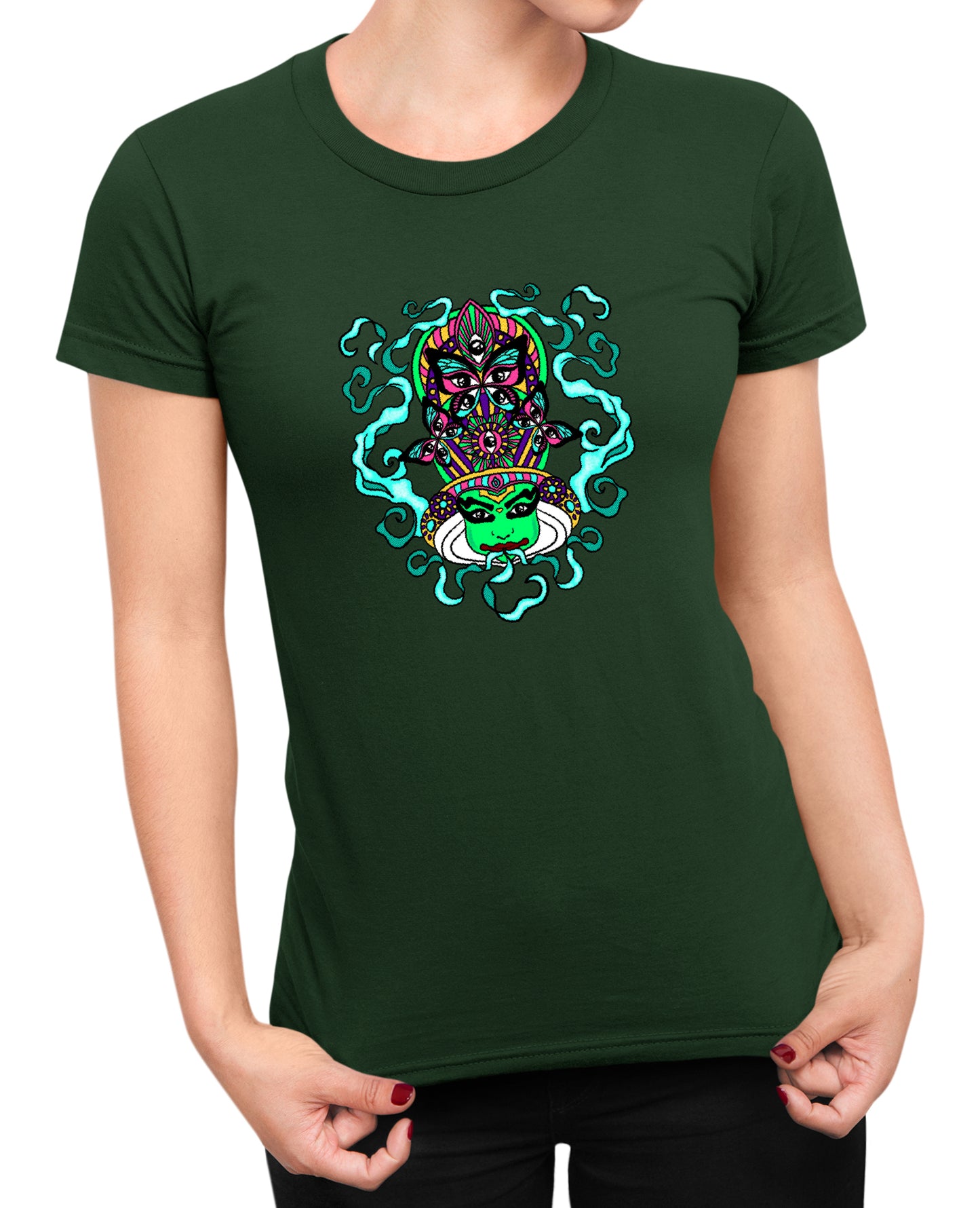 Psychedelic Kathakali - Women's T-shirt