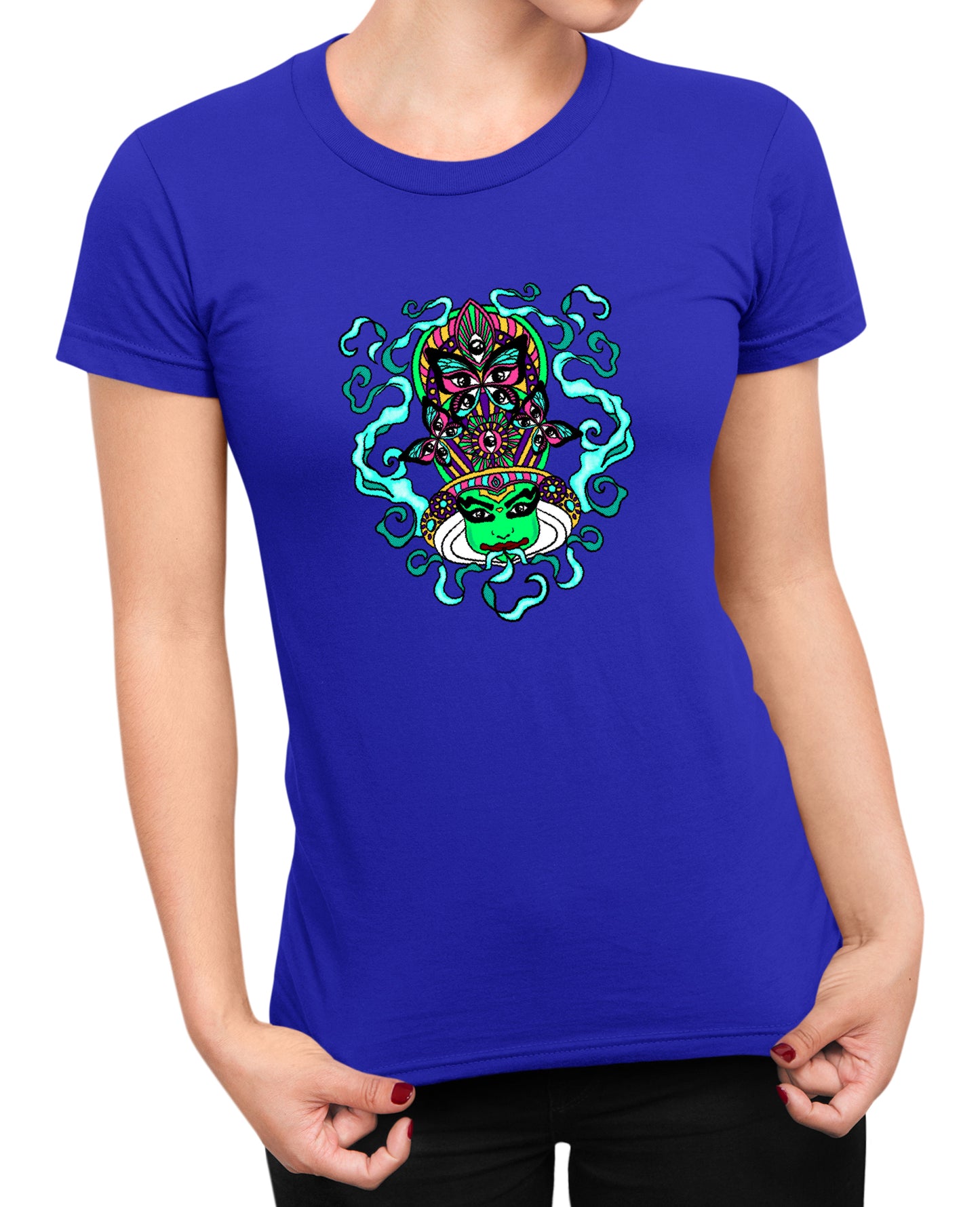 Psychedelic Kathakali - Women's T-shirt