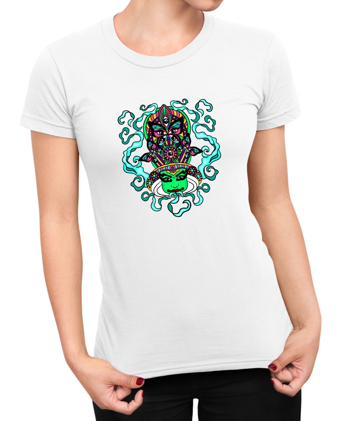 Psychedelic Kathakali - Women's T-shirt