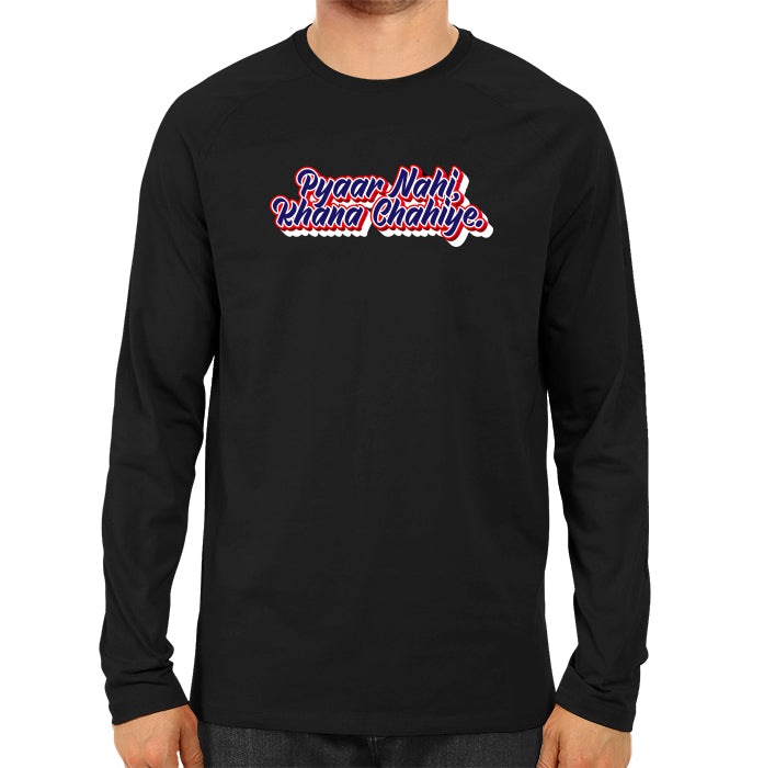Pyaar Nahi Khana Chahiye - Men's Full Sleeve T-shirt