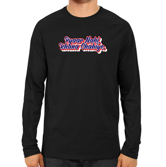 Pyaar Nahi Khana Chahiye - Men's Full Sleeve T-shirt