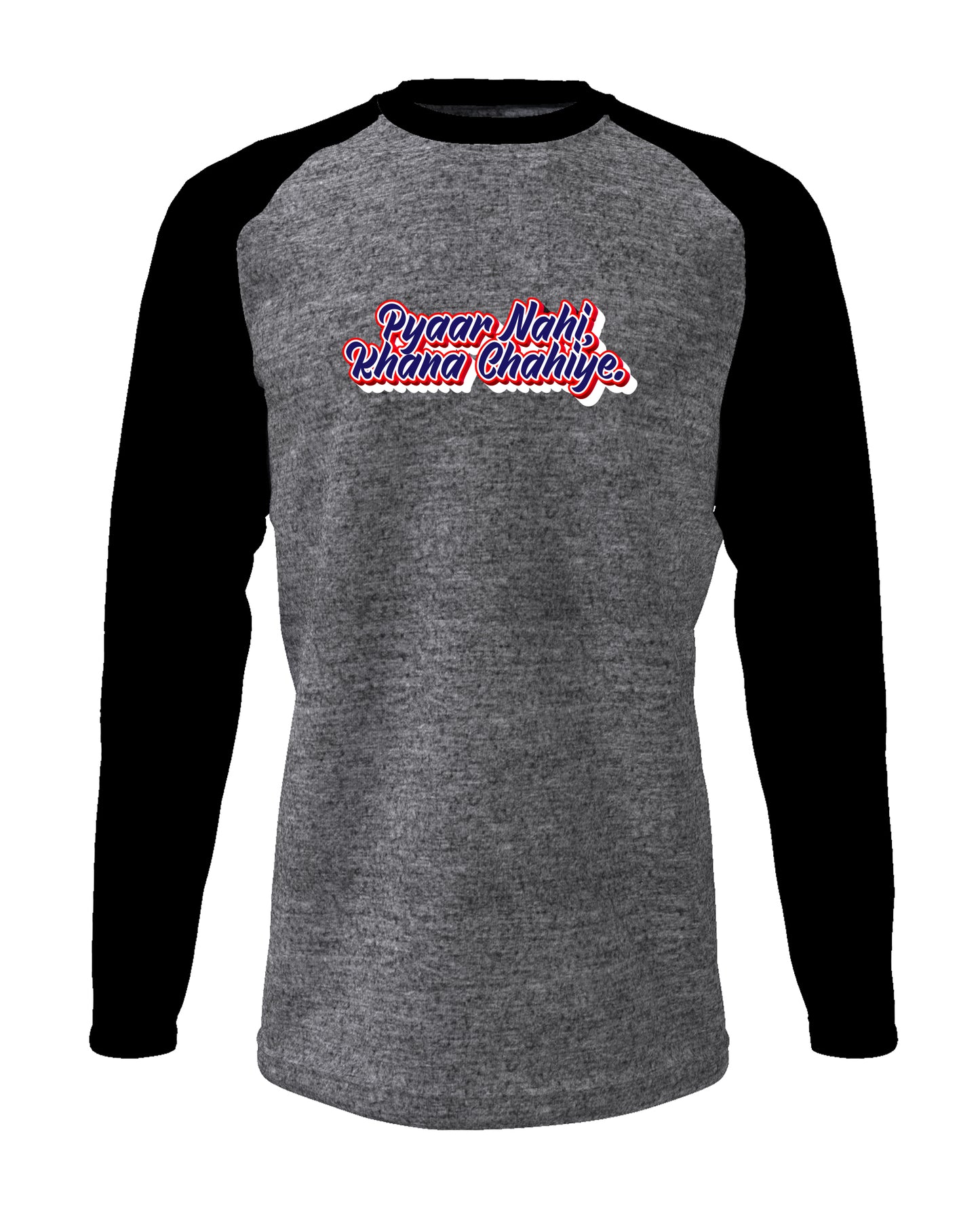 Pyaar Nahi Khana Chahiye - Men’s Full Sleeve Raglan T-shirt