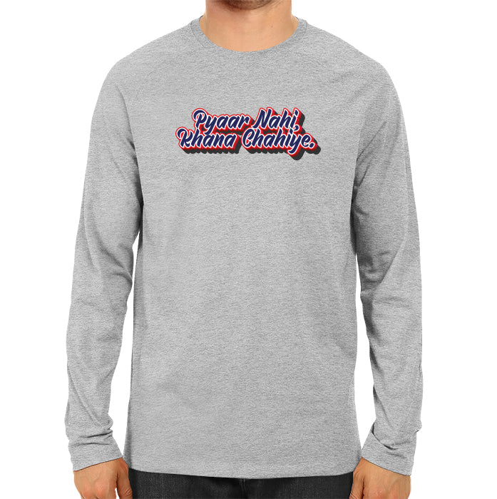 Pyaar Nahi Khana Chahiye - Men's Full Sleeve T-shirt