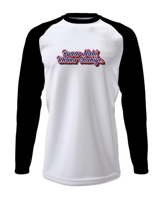 Pyaar Nahi Khana Chahiye - Men’s Full Sleeve Raglan T-shirt
