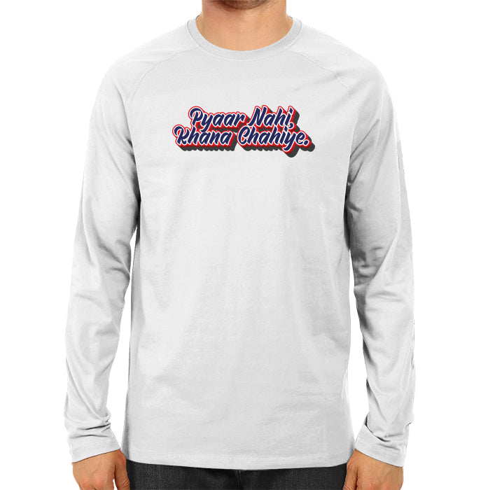 Pyaar Nahi Khana Chahiye - Men's Full Sleeve T-shirt