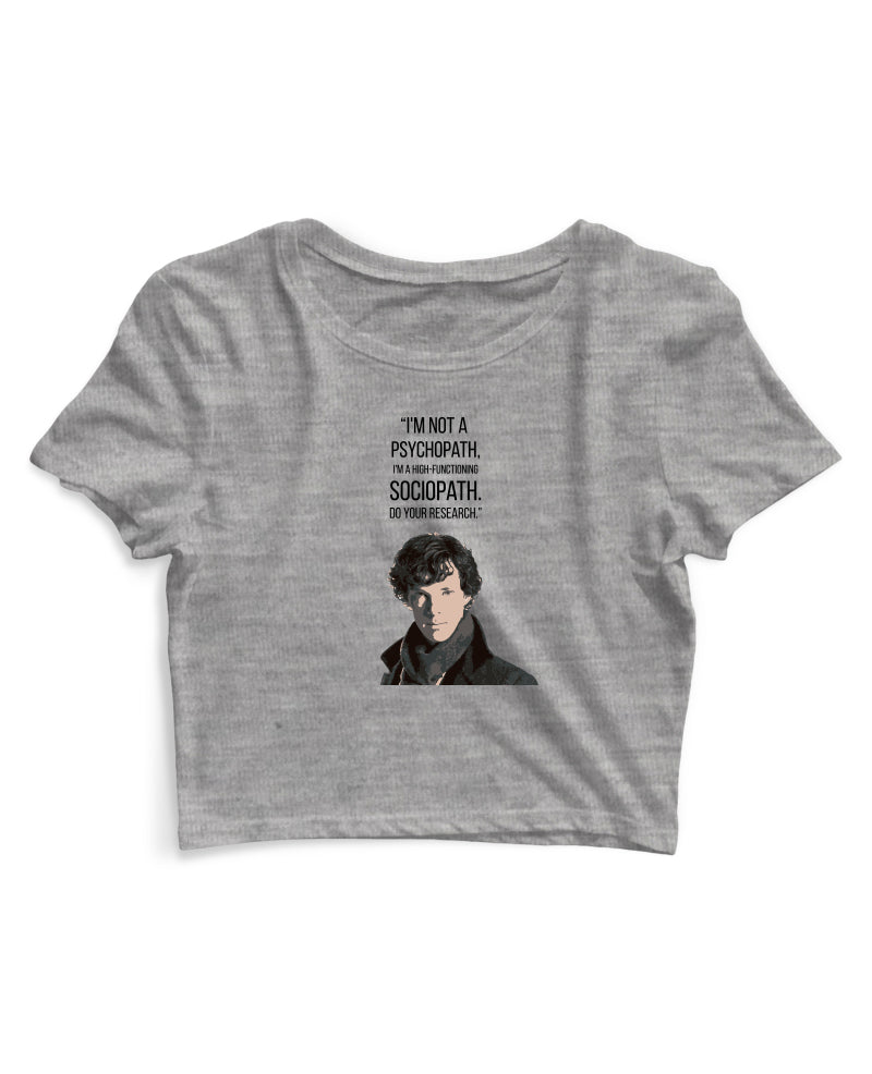 High Functioning Sociopath - Women's Crop Top