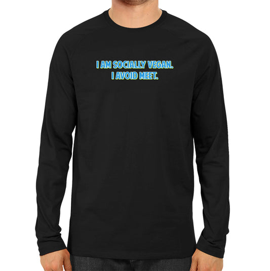 Socially Vegan - Men's Full Sleeve T-shirt