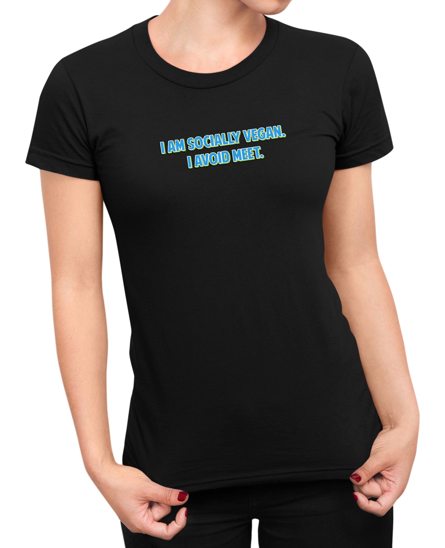 Socially Vegan - Women's T-shirt