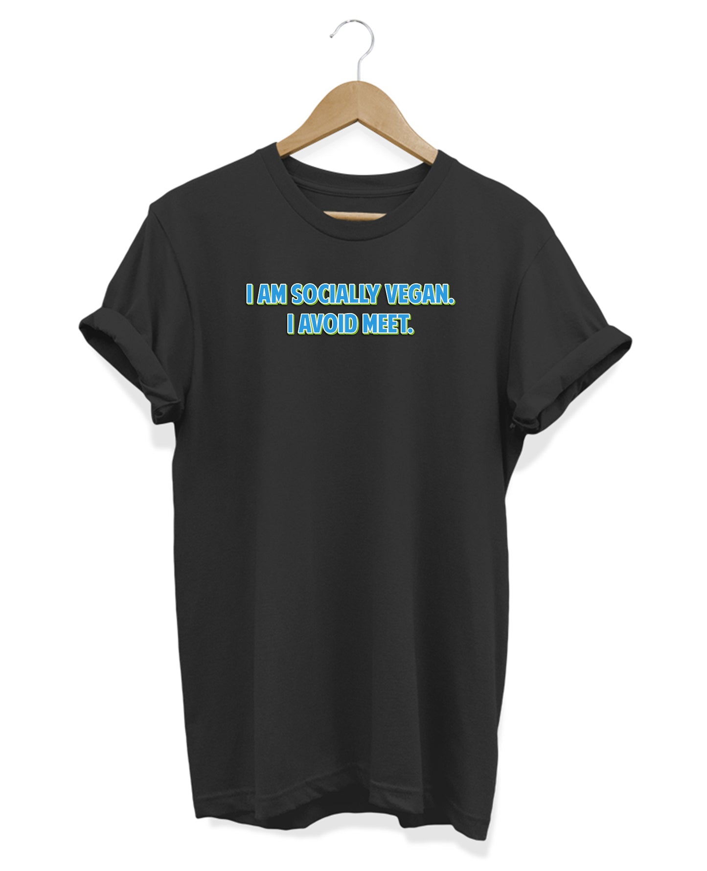 Socially Vegan - Men's T-shirt