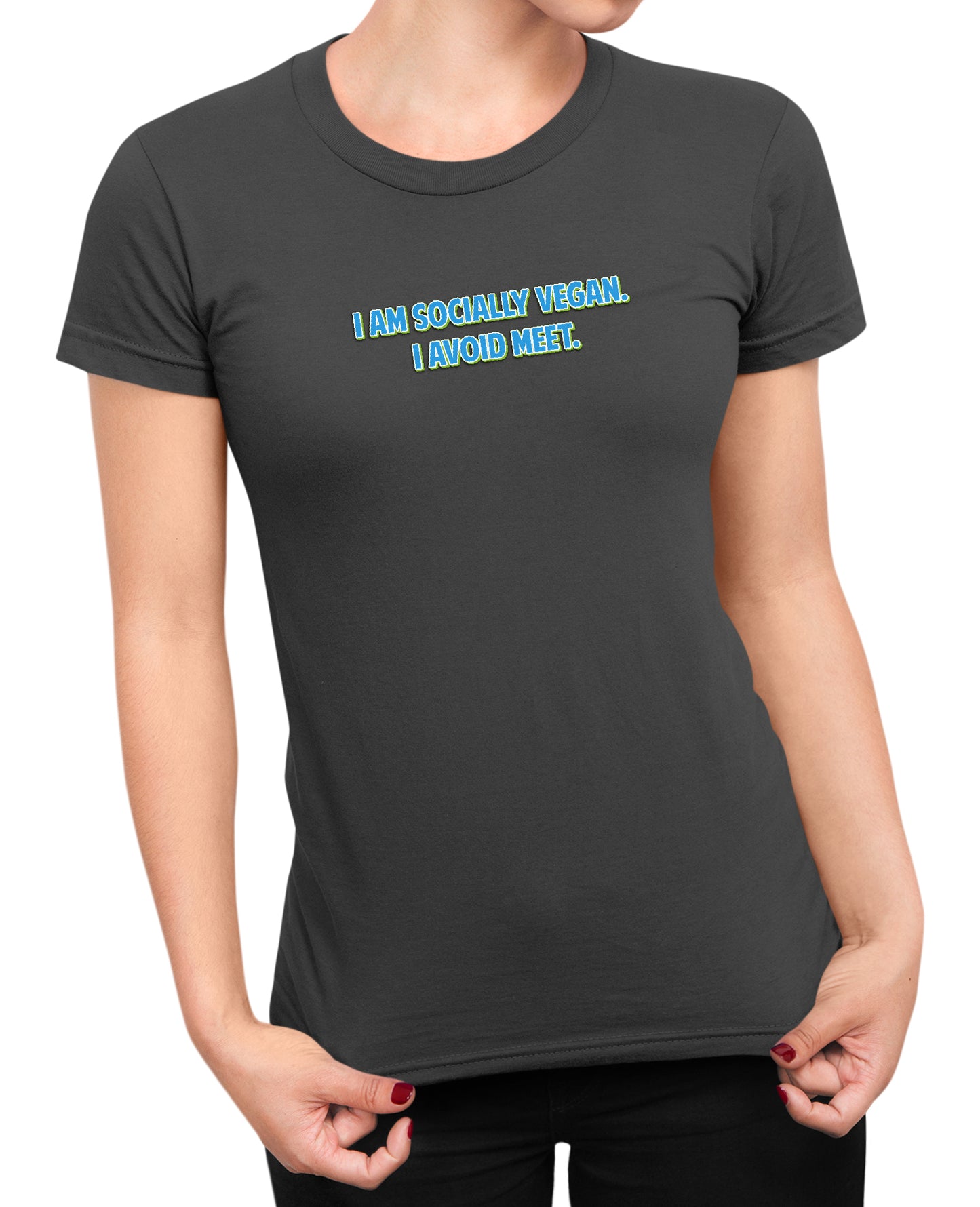 Socially Vegan - Women's T-shirt