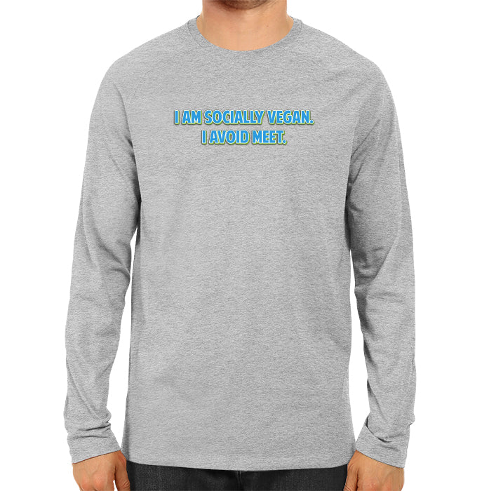 Socially Vegan - Men's Full Sleeve T-shirt
