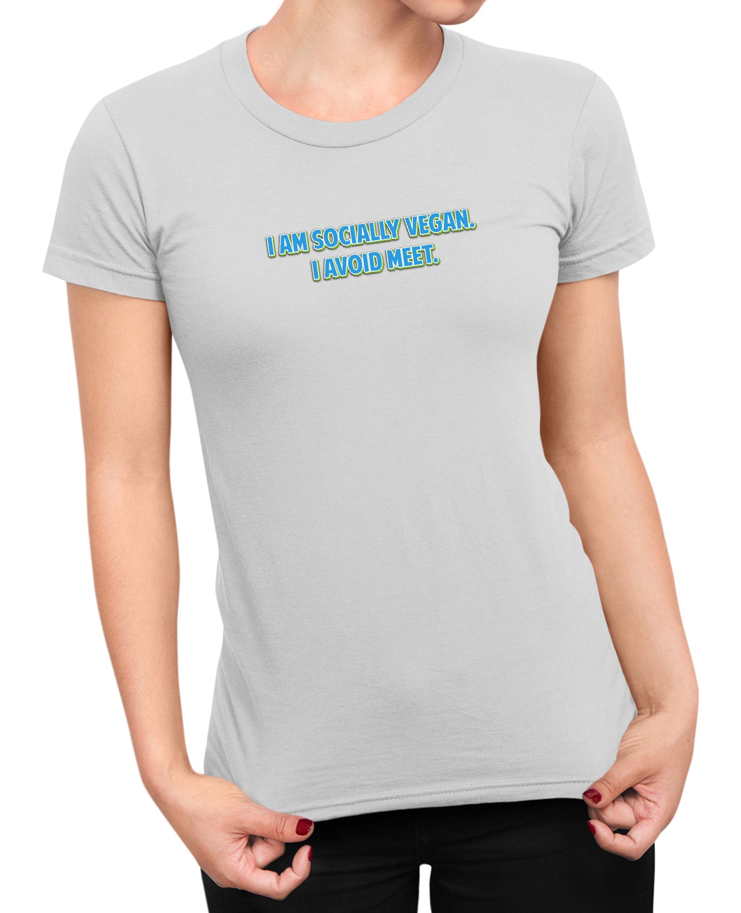 Socially Vegan - Women's T-shirt