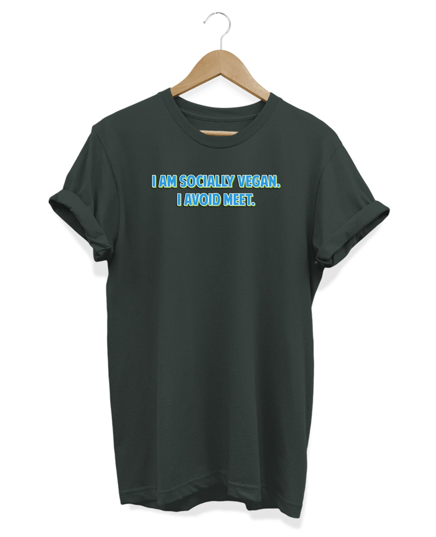 Socially Vegan - Men's T-shirt