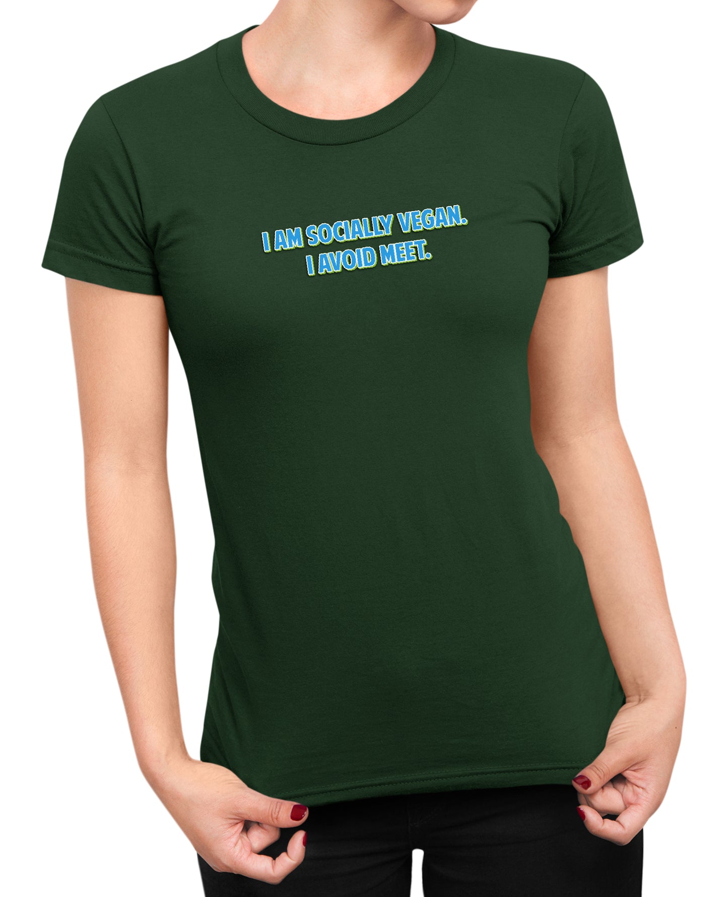 Socially Vegan - Women's T-shirt