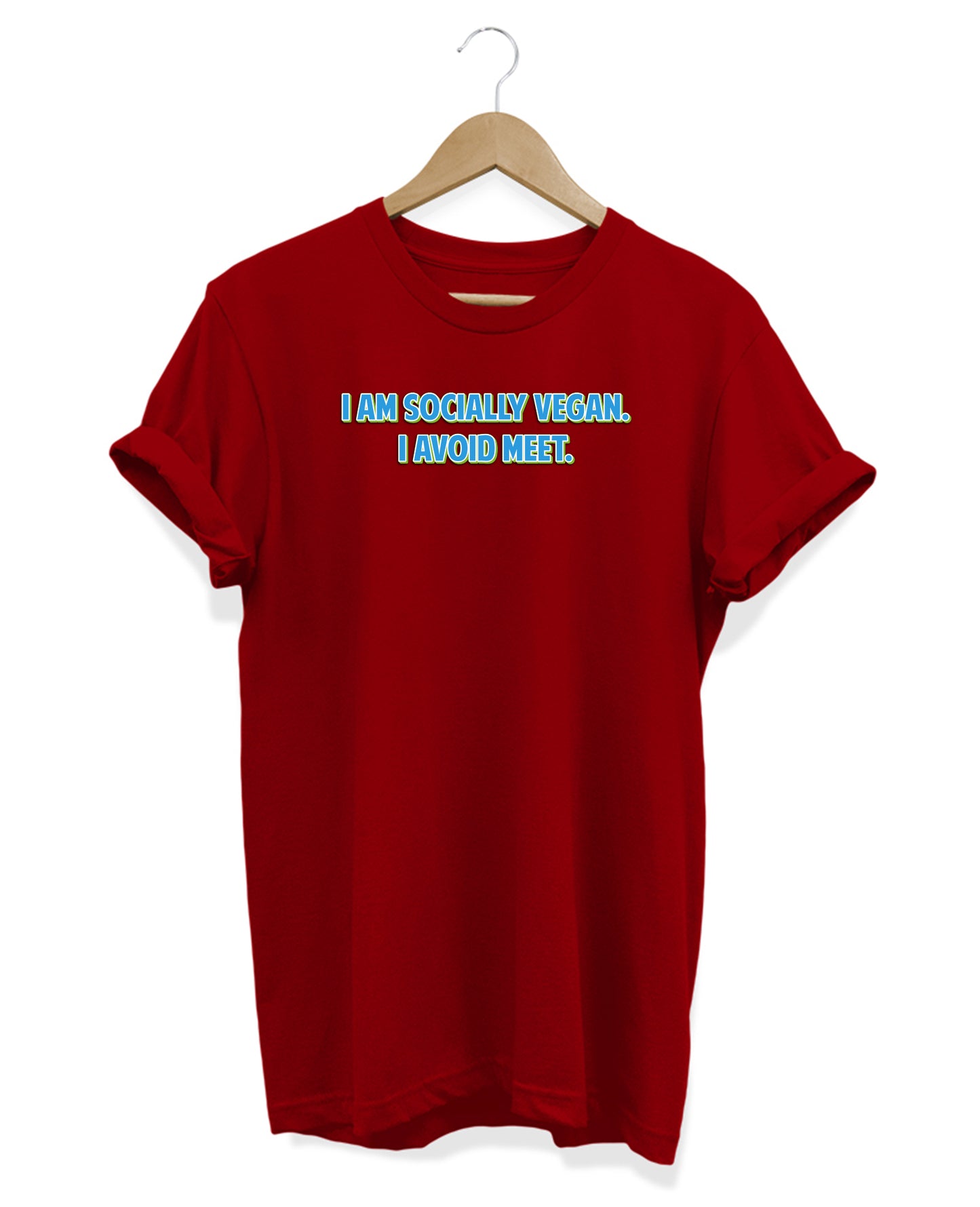 Socially Vegan - Men's T-shirt