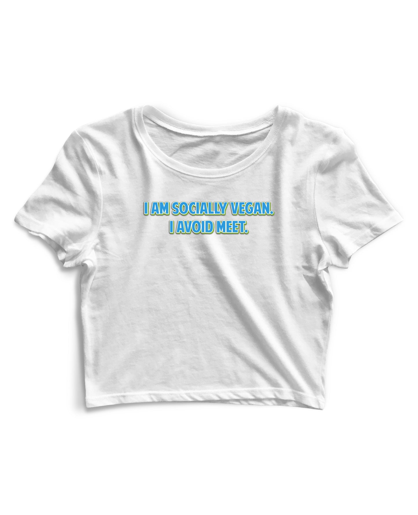 Socially Vegan - Women's Crop Top