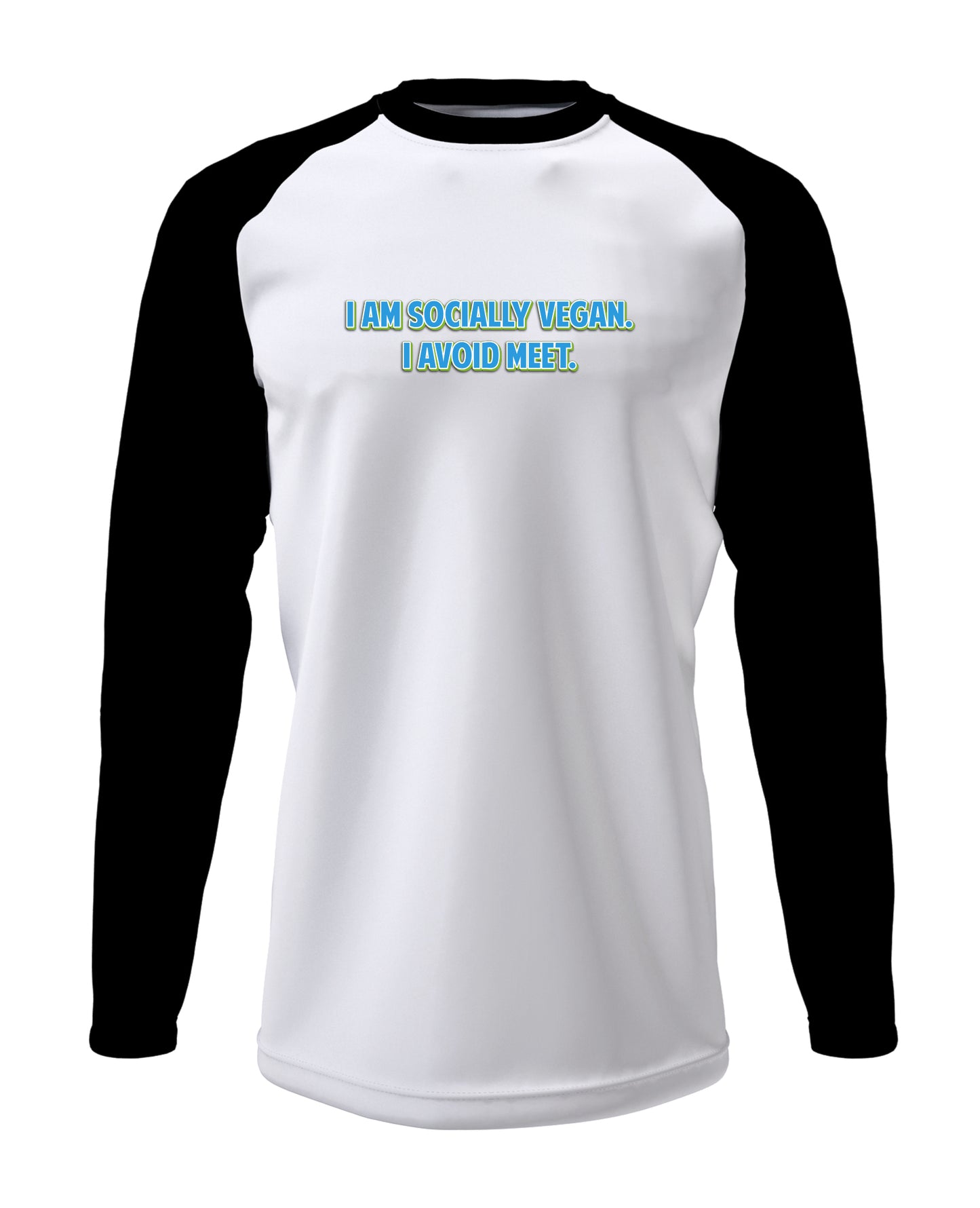 Socially Vegan - Men’s Full Sleeve Raglan T-shirt