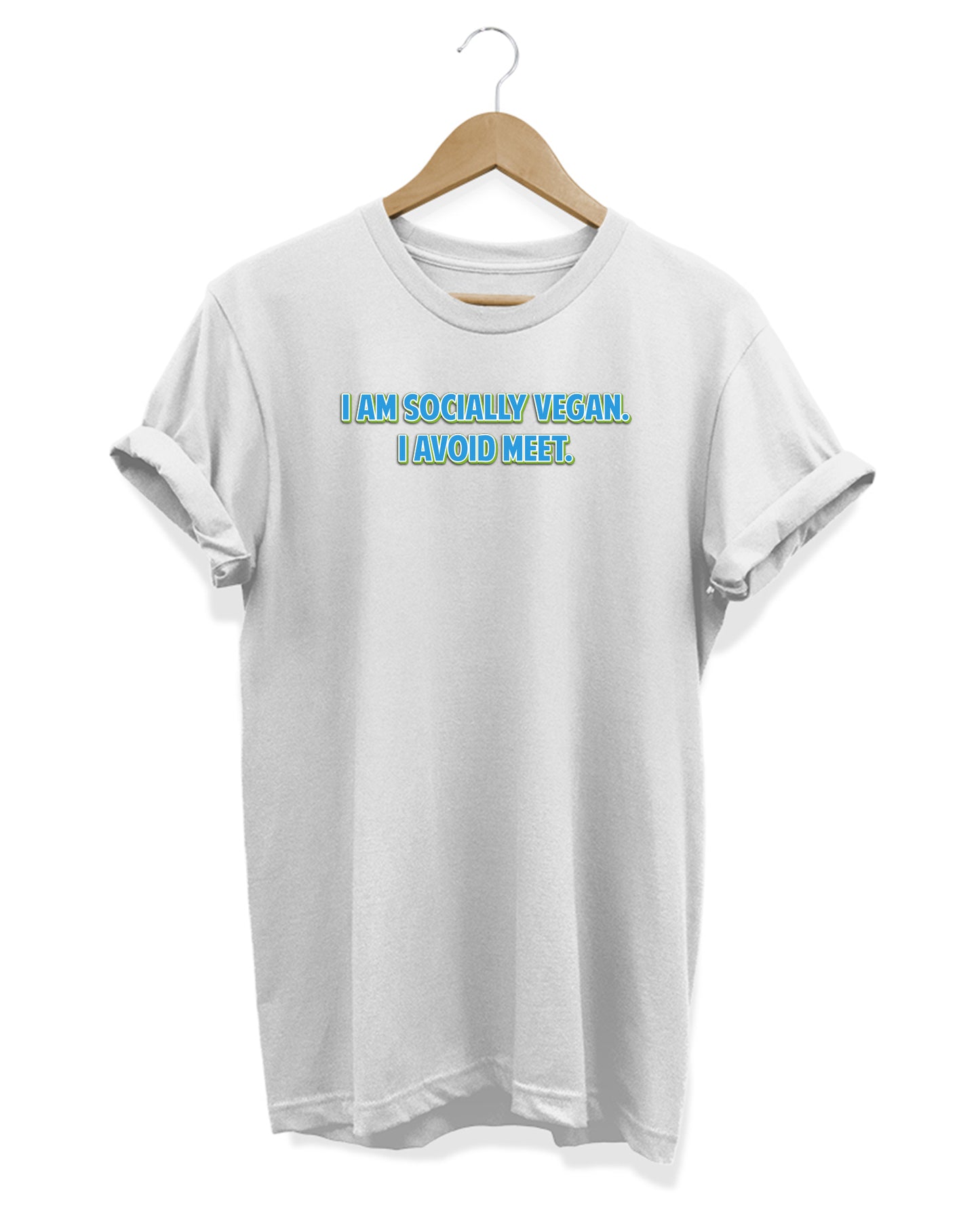 Socially Vegan - Men's T-shirt