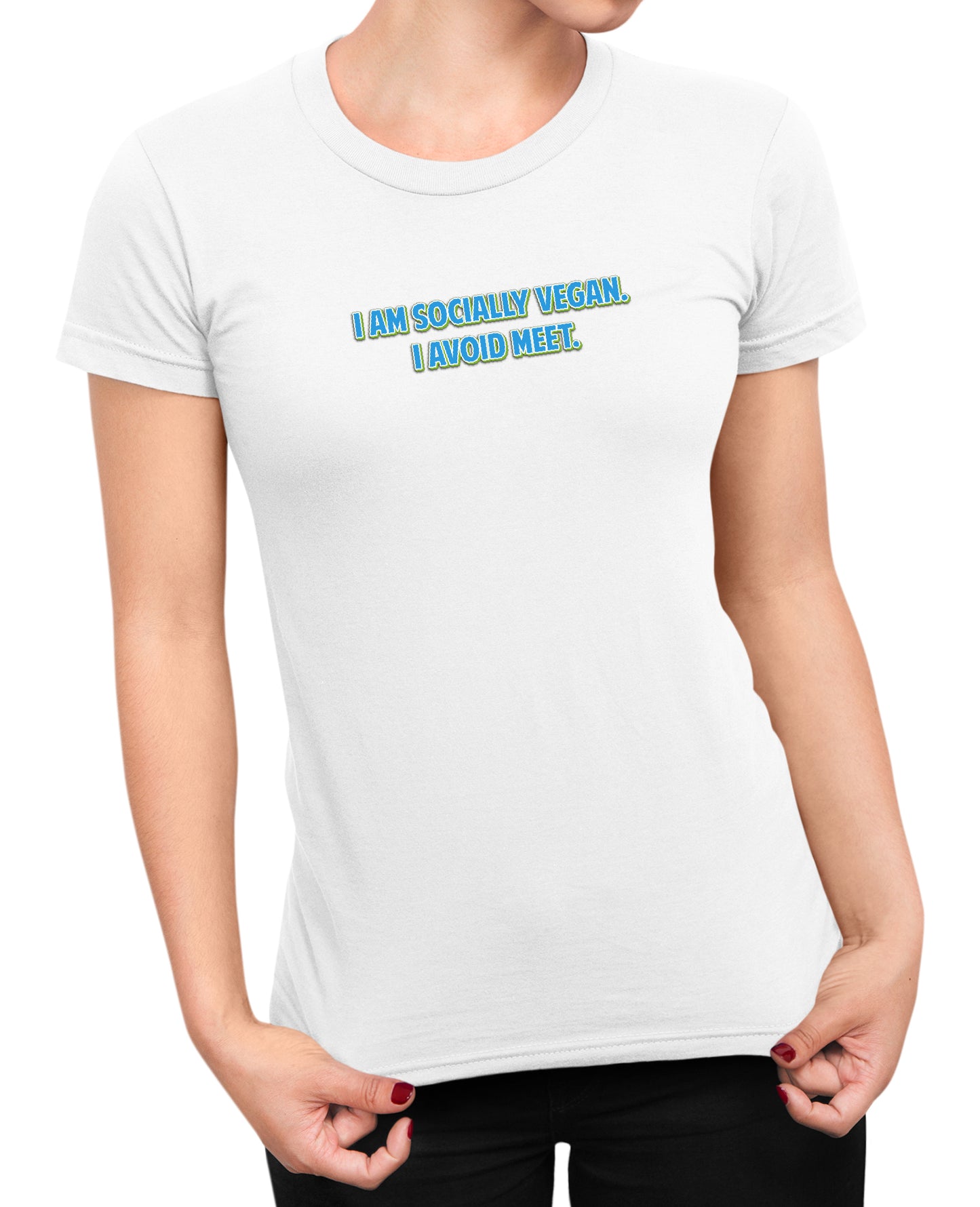 Socially Vegan - Women's T-shirt