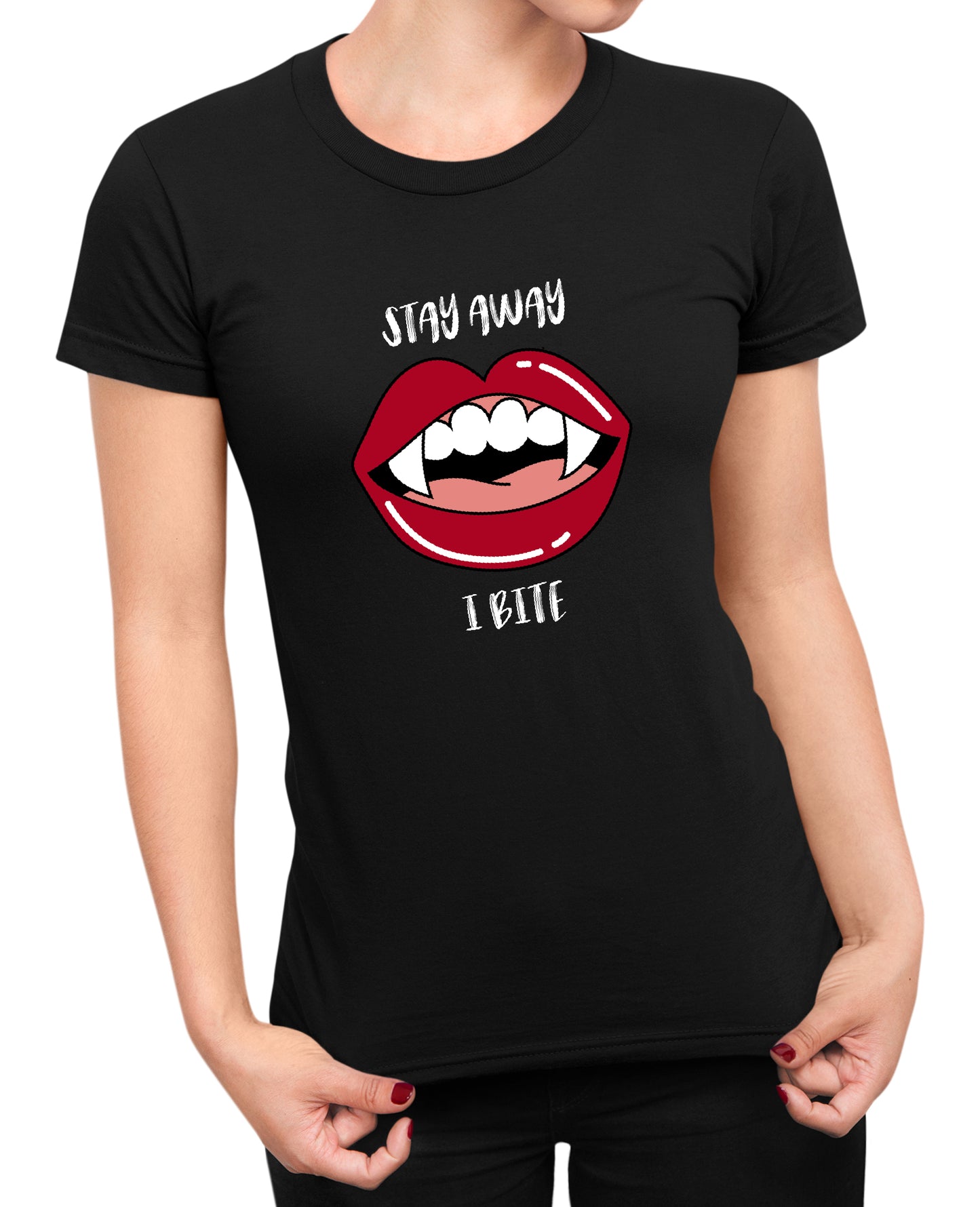 Stay Away I Bite - Women's T-shirt