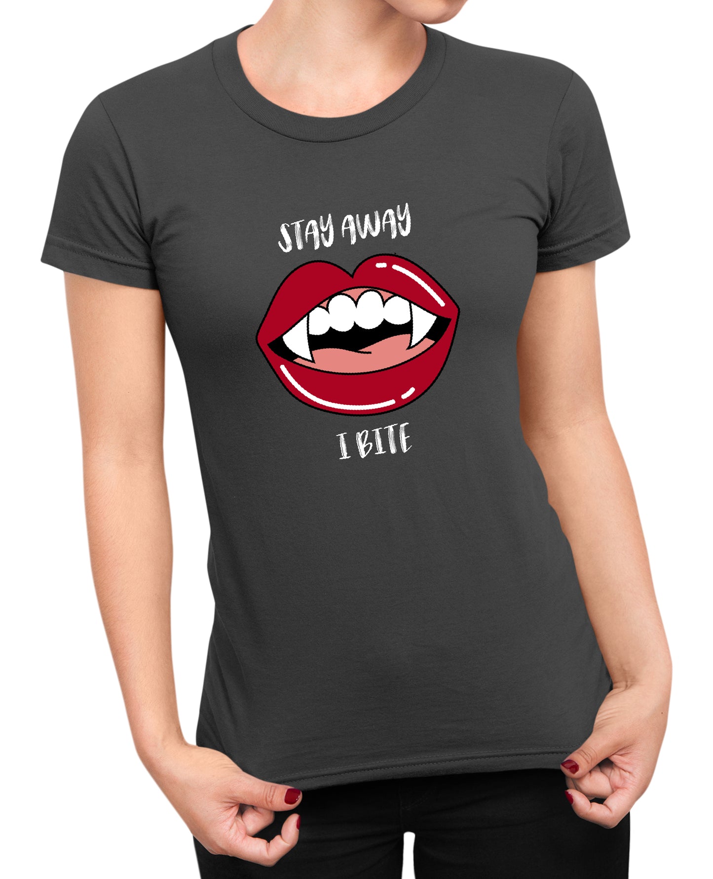 Stay Away I Bite - Women's T-shirt
