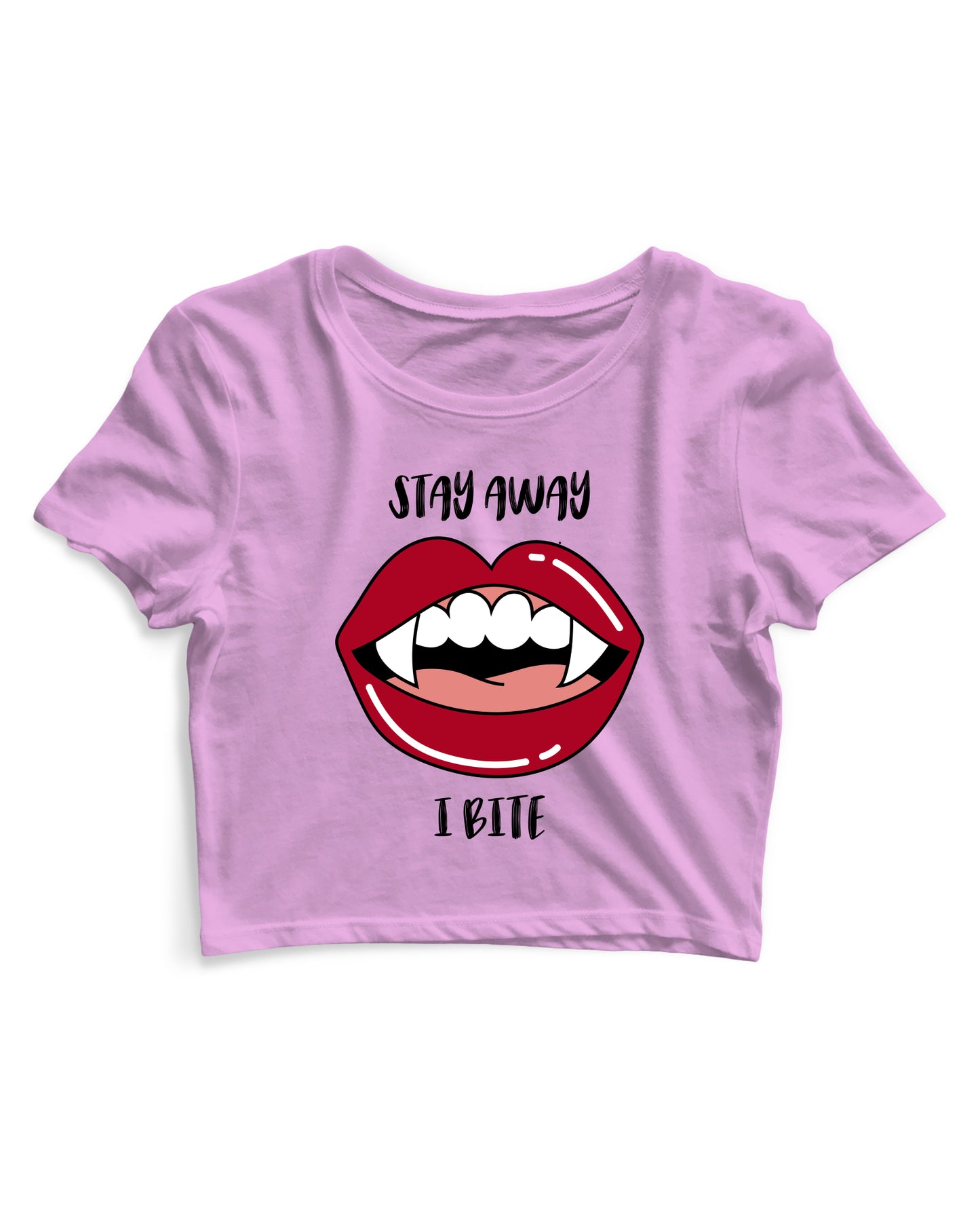 Stay Away I Bite - Women's Crop Top