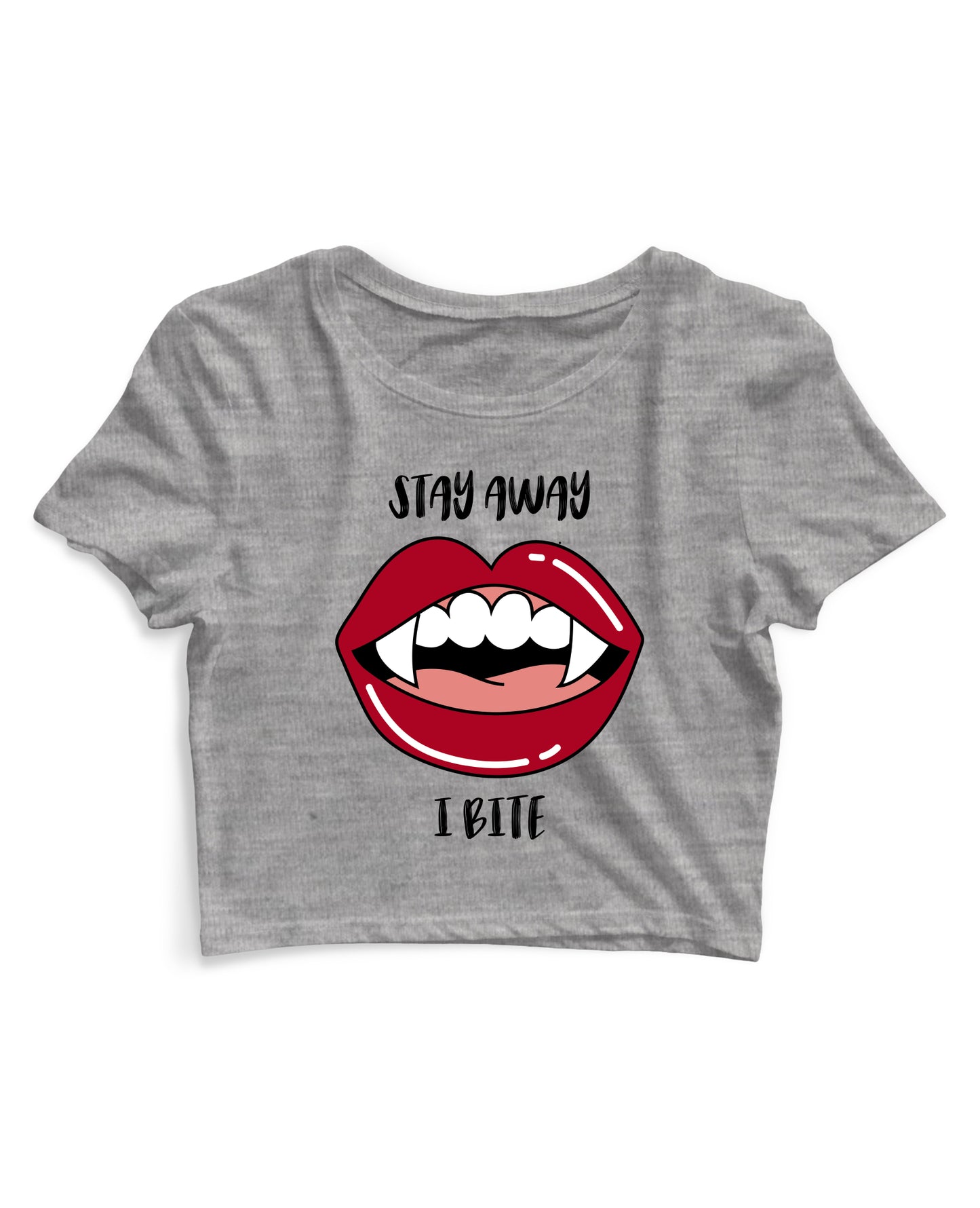 Stay Away I Bite - Women's Crop Top