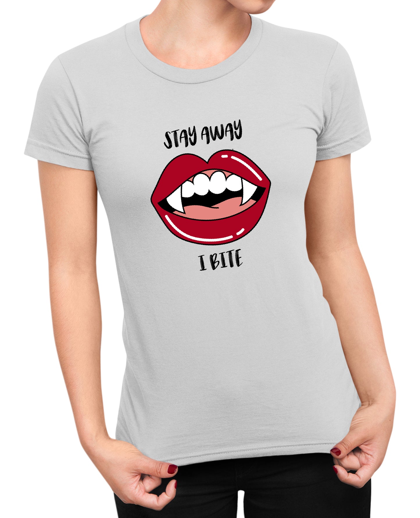 Stay Away I Bite - Women's T-shirt