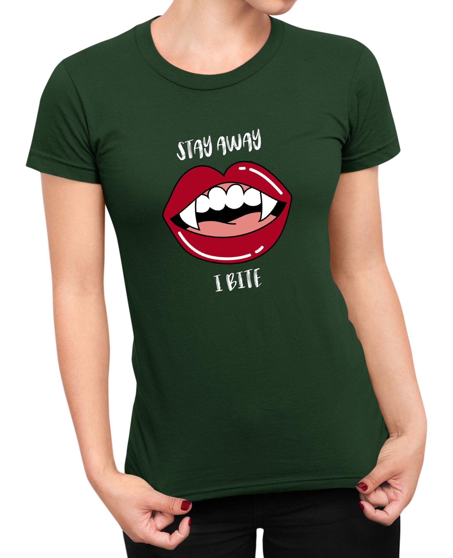 Stay Away I Bite - Women's T-shirt