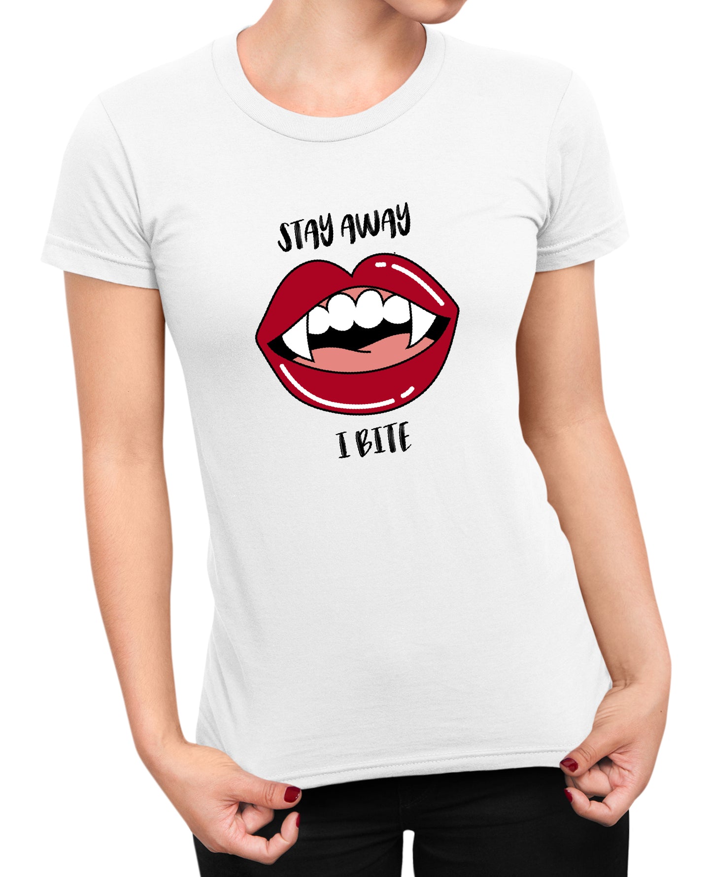 Stay Away I Bite - Women's T-shirt